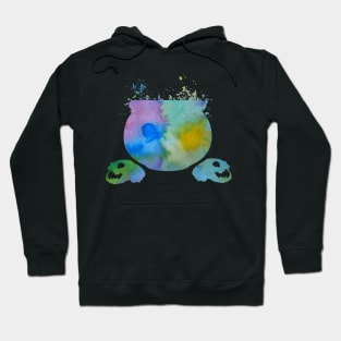 Cauldron and cat skulls Hoodie